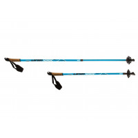 Палки для скандинавской ходьбы l90-140см Larsen Nordic П раздвижные, голубой