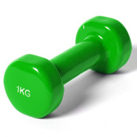 Гантель Sportex виниловая York 1,0 кг B35014 зеленая