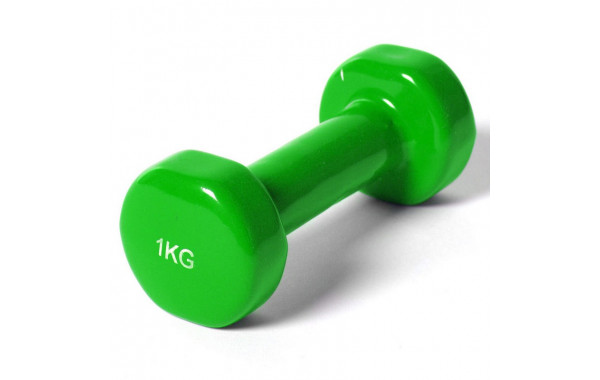 Гантель Sportex виниловая York 1,0 кг B35014 зеленая 600_380