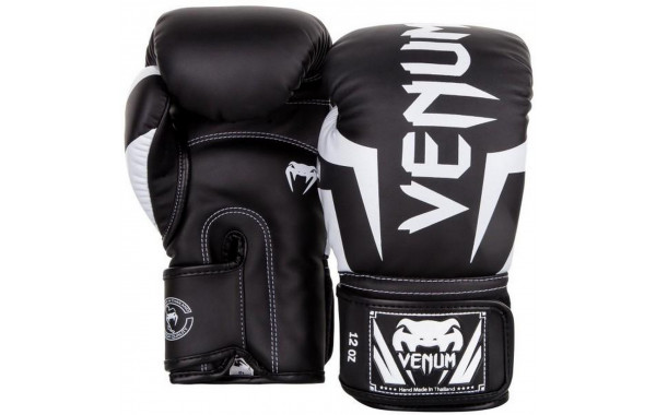 Перчатки Venum Elite 0984-108-10oz черный\белый 600_380