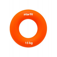 Эспандер кистевой Core Star Fit ES-403 "Кольцо, d7 см, 15 кг, силикогель, оранжевый