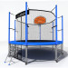 Батут i-Jump Classic Basket 12FT 366 см с нижней сетью и лестницей синий 75_75