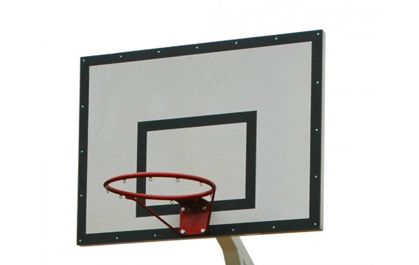 Щит баскетбольный Atlet тренировочный фанерный 120х90см на металлической раме 600_380