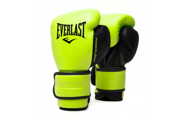 Боксерские перчатки тренировочные Everlast Powerlock PU 2 10oz сал. P00002314 600_380
