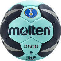 Мяч гандбольный Molten 3800 H1X3800-CN, р.1 бирюзово-т.синий