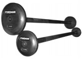 Фиксированная обрезиненная штанга Foreman FP\FB-RUB-EPR\25KG\BK-FM-00