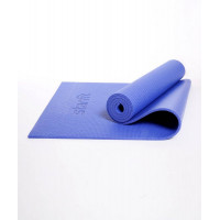 Коврик для йоги и фитнеса 173x61x0,8 см Star Fit PVC FM-101 темно-синий