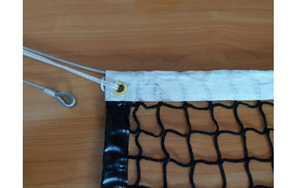 Сетка теннисная, толщ.нити 3 мм, трос, люверсы Glav 11.205 600_380