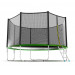 Батут с внешней сеткой и лестницей EVO Jump External 12ftt, зеленый 75_75