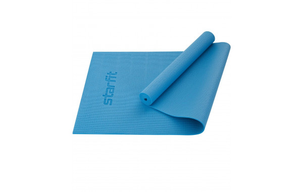 Коврик для йоги и фитнеса 173x61x0,5см Star Fit PVC FM-101 синий пастель 600_380