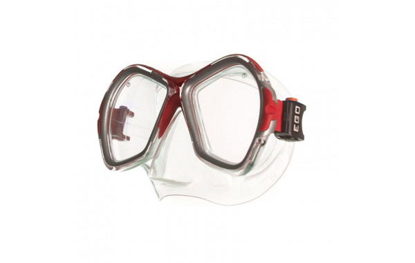 Маска для плавания Salvas Phoenix Mask CA520S2RYSTH серебро\красный 600_380