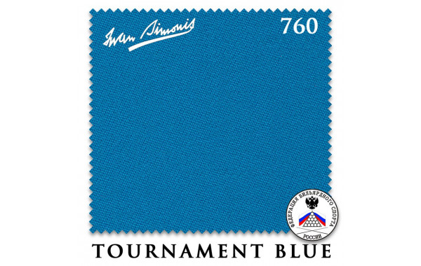Сукно Iwan Simonis 760 195см Tournament Blue 600_380