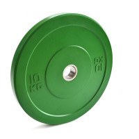 Диск зелёный 10 кг (диаметр 450 мм) Johns Apolo Bumper 91050 Ø51