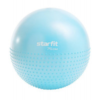Фитбол полумассажный Core d75см Star Fit GB-201 синий пастель