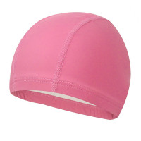 Шапочка для плавания одноцветная ПУ (светло розовая) Sportex E39701