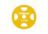 Диск уретановый Foreman X-Training D50 мм 15 кг FM\UPX-15KG\YL цветной