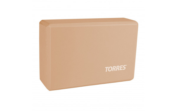 Блок для йоги Torres материал ЭВА, 8x15x23 см YL8005P пудровый 600_380