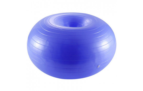 Мяч для фитнеса фитбол-пончик 60 см (синий) Sportex FBD-60-1 600_380