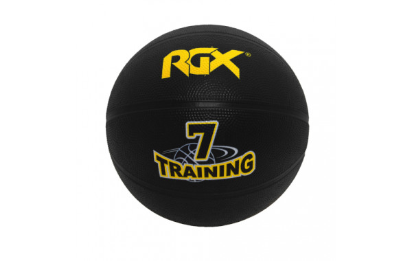 Мяч баскетбольный RGX BB-09 Black/Yellow Sz7 600_380