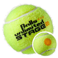 Мяч теннисный детский Balls Unlimited Stage 2 Orange BUST212ER уп.12шт, желто-оранжевый