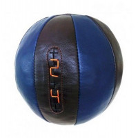 Набивной мяч кожаный медбол для кроссфита Hercules диаметр 35 см 5319