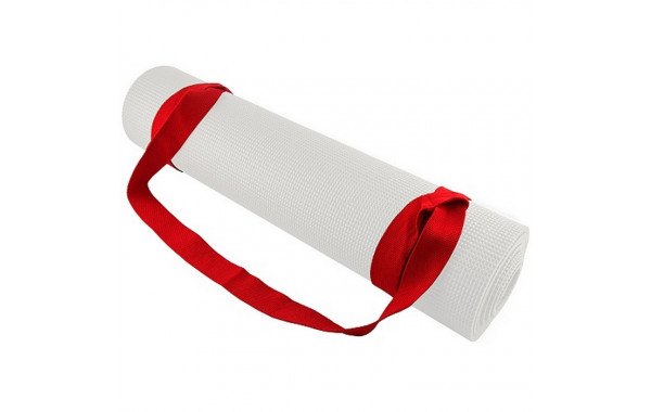 Ремешок для переноски ковриков и валиков Larsen СS 160 x 3,8 см красный (хлопок) 600_380