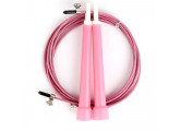 Скакалка Sportex скоростная 300см трос металл в ПВХ D34485-5 розовый