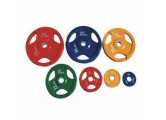 Диск олимпийский цветной с тремя отверстиями d51мм Alex DY-H-2012-1.25 кг зеленый