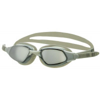 Очки для плавания Atemi B302M белый, серый, зеркальные