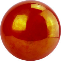 Мяч для художественной гимнастики однотонный d15см AG-15-01 ПВХ, красный