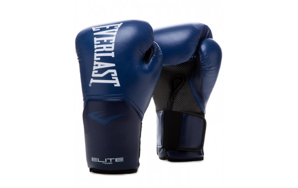 Боксерские перчатки тренировочные Everlast Elite ProStyle 10oz т.син. P00002330 600_380