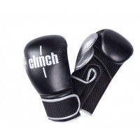 Боксерские перчатки Clinch Aero C135 черно/серебристые 10oz