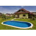 Морозоустойчивый бассейн Ibiza овальный глубина 1,2 м размер 8,0х4,16 м, мозайка 75_75
