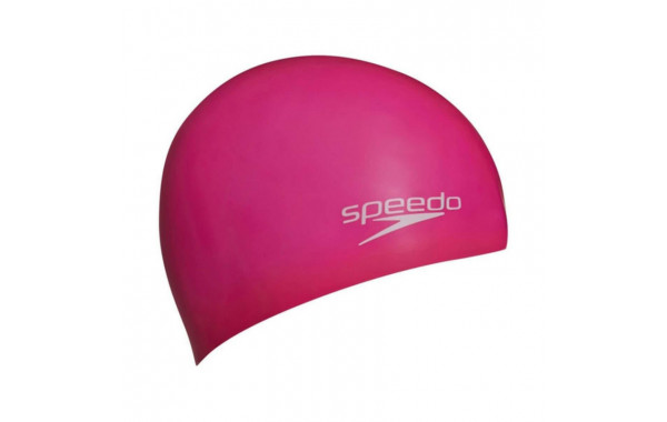 Шапочка для плавания детская Speedo Plain Moulded Silicone Cap Jr 8-70990F290, фуксия, силикон 600_380