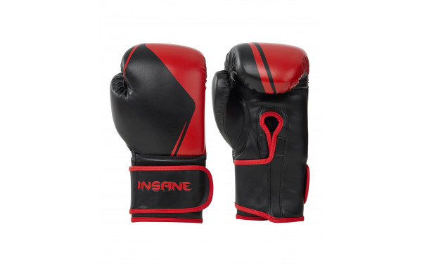 Перчатки боксерские Insane Montu ПУ, 10 oz, красный 600_380