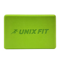Блок для йоги и фитнеса 23х15х7см UnixFitt YBU200GGN зеленый