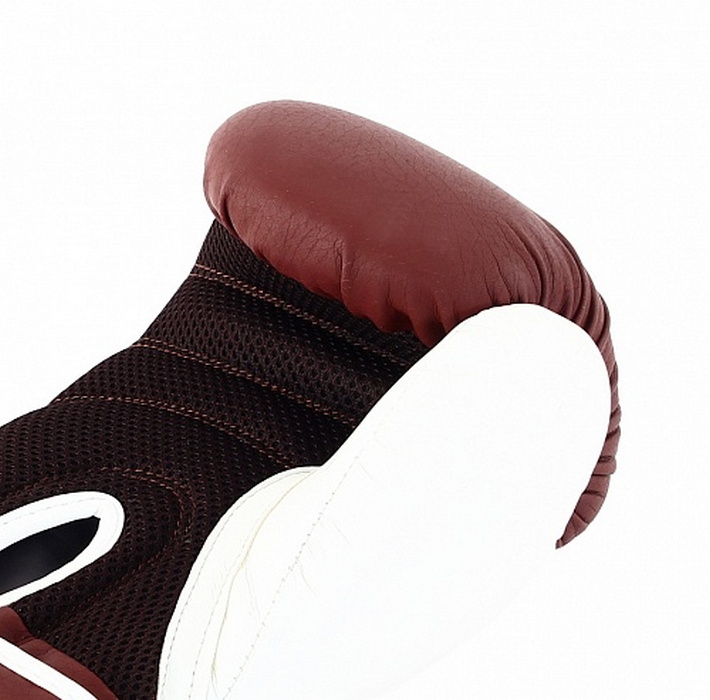 Боксерские перчатки Jabb JE-4056/Eu Air 56 коричневы/белый 10oz 710_700