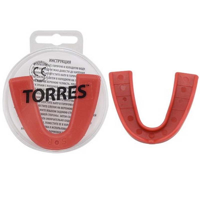 Капа Torres PRL1021RD, термопластичная, красный 800_800