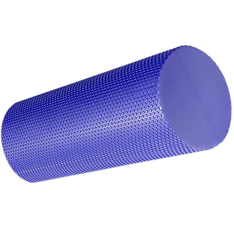Ролик для йоги Sportex полумягкий Профи 30x15cm фиолетовый ЭВА B33083-3 800_800
