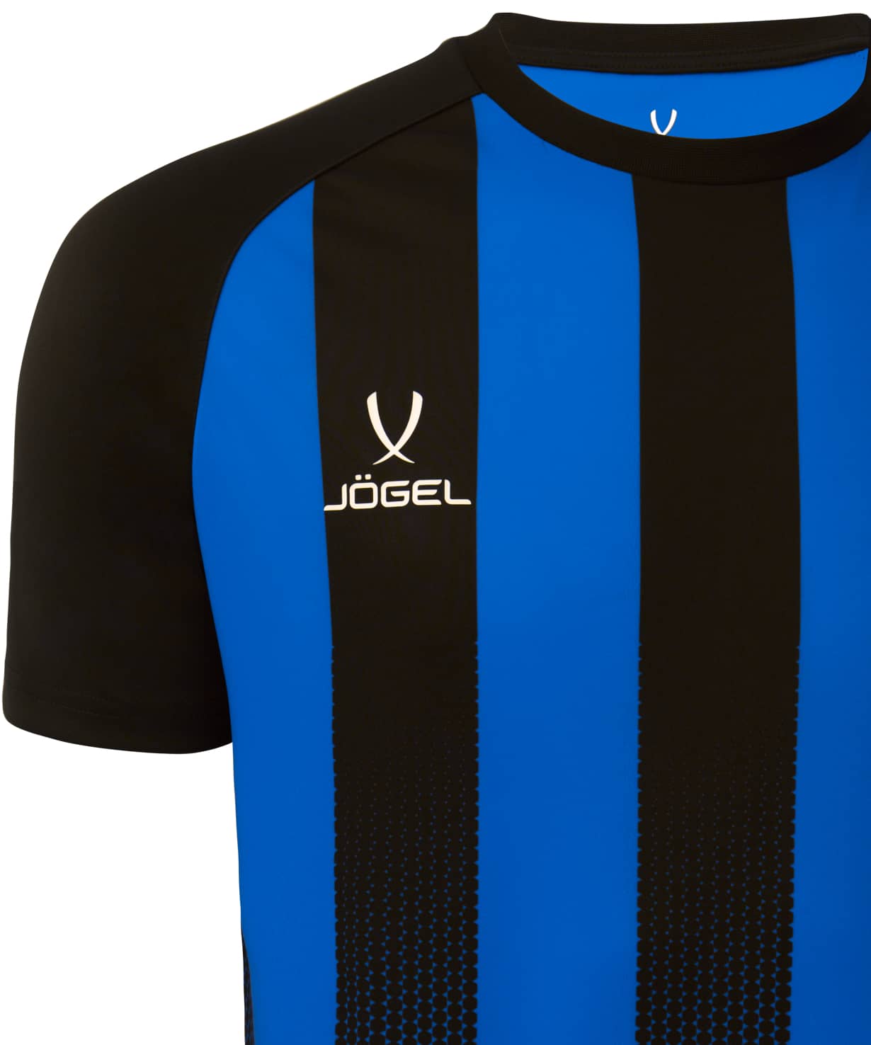 Футболка игровая Jogel Camp Striped Jersey, синий/черный 1230_1476