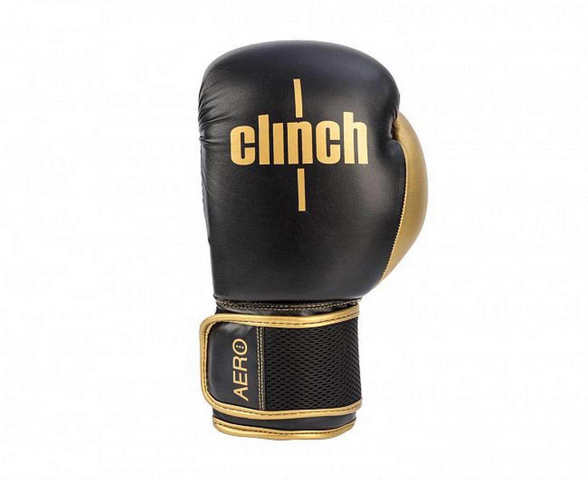 Перчатки боксерские Clinch Aero 2.0 C136 черно-золотой 2000_1634