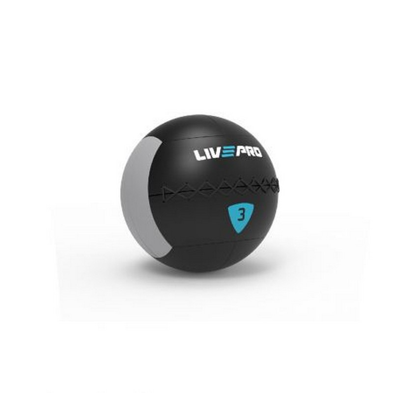 Медбол 5 кг Live Pro Wall Ball LP8100-05 800_800