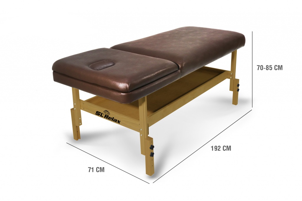 Массажный стол Start Line Relax Comfort (корич.кожа) SLR-10 1024_682