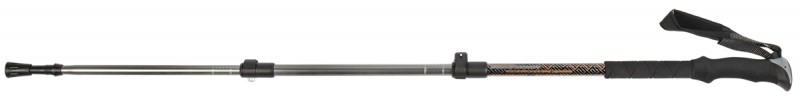 Палки для ходьбы треккинговые раздвижные с удлиненной ручкой 105-135 см Techteam TT HIMALAYAS NN011704 orange 800_103