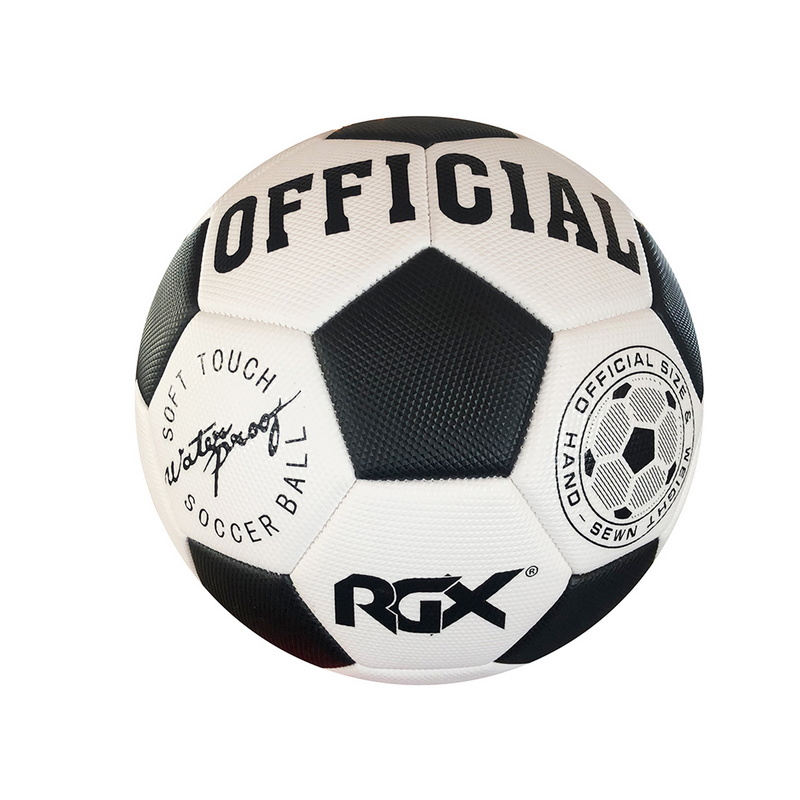 Мяч футбольный RGX FB-1718 Black р.5 800_800