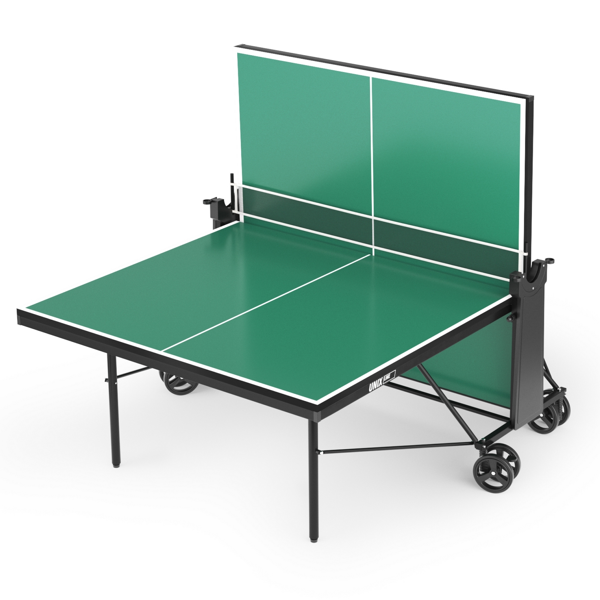 Теннисный стол Unix Line Compact indoor 18mm MDF TT18СINDGR Green 1999_2000