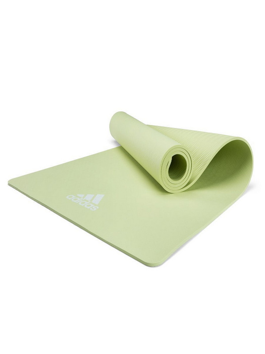 Коврик (мат) для йоги 176x61x0,8см Adidas ADYG-10100GN зеленый 525_700