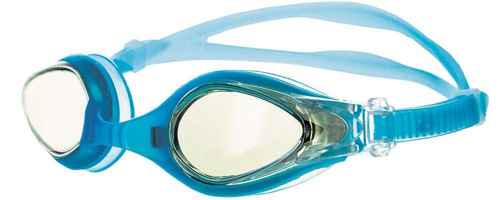 Очки для плавания Atemi силикон (бел/син) N9101M 1000_400