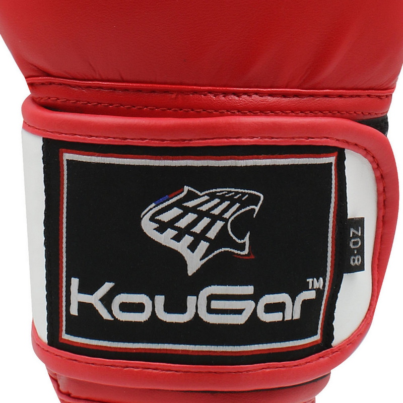 Боксерские перчатки Kougar KO200-4, 4oz, красный 800_800