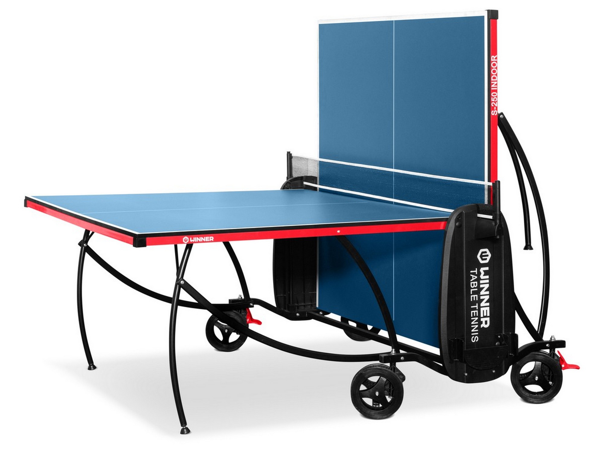 Теннисный стол складной для помещений Winner S-250 Indoor 274х152,5х76 см, с сеткой 51.250.02.0 2000_1500
